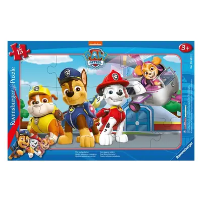 RAVENSBURGER - Paw patrol: négy bátor őrző 15 darab