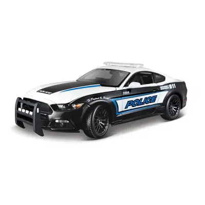 MAISTO - 2015 Ford Mustang GT, fekete-fehér, 1:18