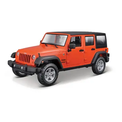 MAISTO - 2015 Jeep Wrangler Unlimited, metál narancs, 1:24