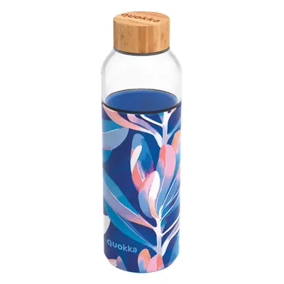 QUOKKA - Üvegpalack Flow Midnight Leaves 660 ml