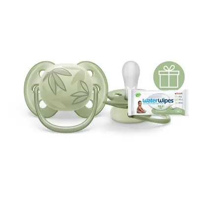 PHILIPS AVENT - Ultrasoft Premium cumi 0-6 hó zöld 1 db+WW Soapberry 60 db