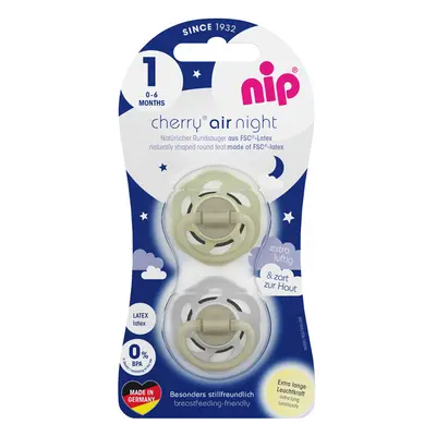 NIP - CHERRY air night cumi gumi, 0-6h+, 2 db, grey/green