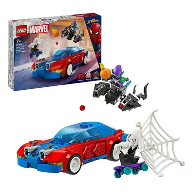 LEGO - Marvel 76279 Pókember versenyautó és Venom zöld goblinja