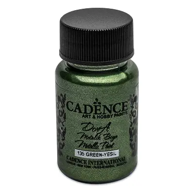 CADENCE - Akrilfesték Cadence D.Metallic, zöld, 50ml