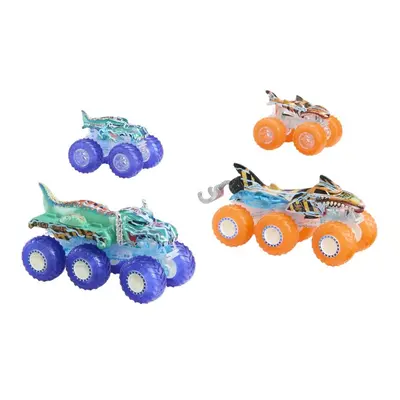 MATTEL - Hot Wheels Monster Trucks Power Smashers Vontató és Teherautó