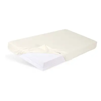 BABYMATEX - Védőlepedő rugalmas Bambusz Light Beige 60x120 cm