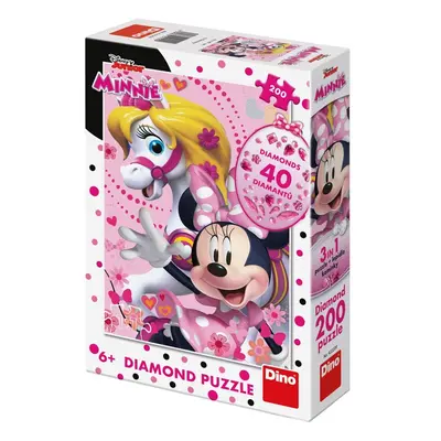 DINO - Minnie Mouse 200 gyémánt puzzle