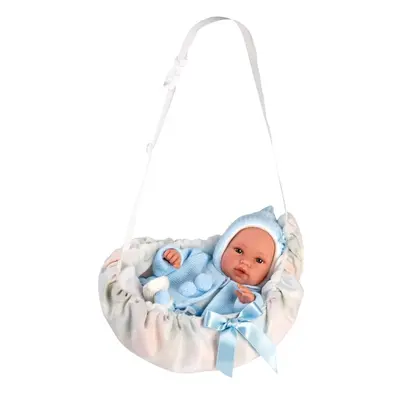 LLORENS - 63641 NEW BORN - valósághű baba baba, hangos és puha szövetből, 36 cm