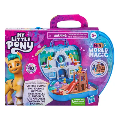 HASBRO - My Little Pony játék készlet bőröndben Magic Critter Corner, vegyes