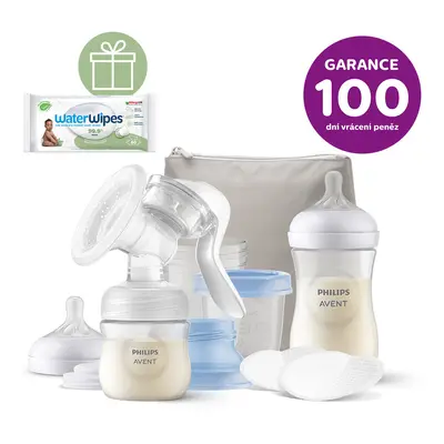 PHILIPS AVENT - Manuális mellszívó kezdőcsomag+WW Soapberry 60 db