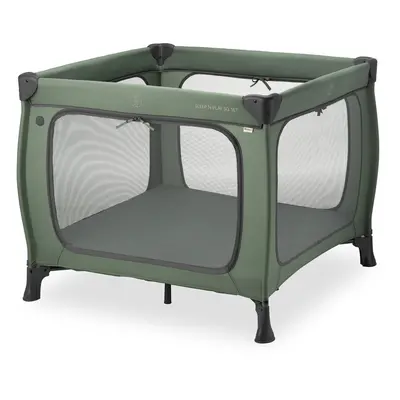 HAUCK - Utazóágy/járóka Sleep N Play SQ Set Dark Green