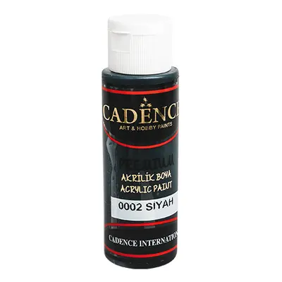 CADENCE - Akrilfesték CADENCE Premium, fekete, 70 ml