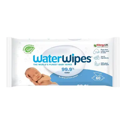 WATERWIPES - 100%-ban biológiailag lebomló törlőkendők 60db