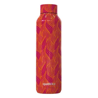 QUOKKA - Rozsdamentes termosz Solid Orange Bloom 630 ml