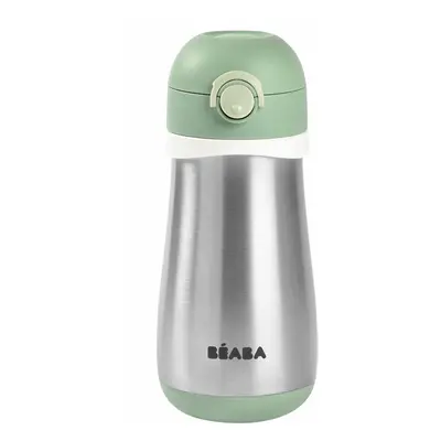 BEABA - Rozsdamentes acél hőszigetelt bögre 350ml Sage Green