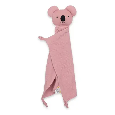 NEW BABY - Muszlin szundikendő Koala pink