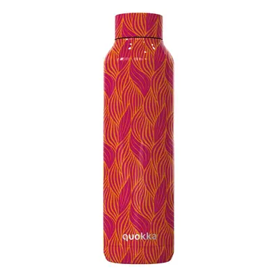 QUOKKA - Rozsdamentes acél palack / termosz ORANGE BLOOM, 630ml, 11868