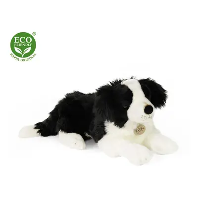 RAPPA - Plüss kutya border collie fekvő 45 cm ECO-FRIENDLY