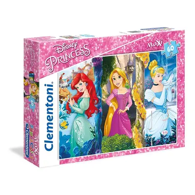 CLEMENTONI - Puzzle Maxi 60 Hercegnők