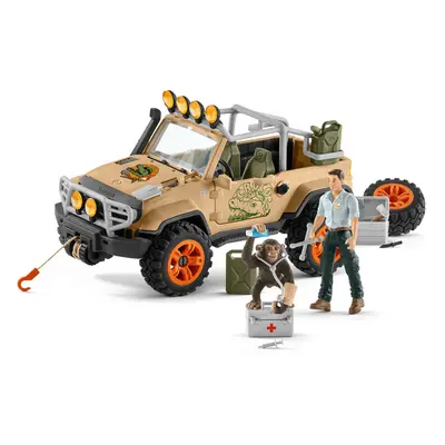 SCHLEICH - 4x4 terepjáró vontatóval