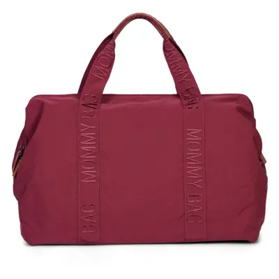 CHILDHOME - Pelenkázótáska Mommy Bag Signature Urban Burgundy