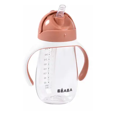 BEABA - Szívószálas bögre 300 ml Terracotta