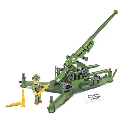 COBI - II WW francia 90 mm-es légvédelmi ágyú, 1:35, 206 LE, 1 f