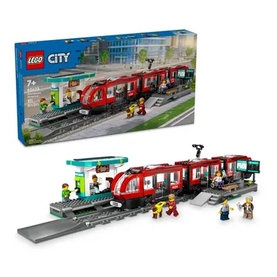 LEGO - City 60423 Villamos és megálló a város központjában