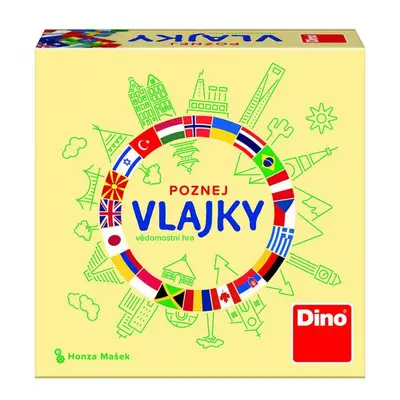 DINOTOYS - Ismeri a zászlókat Utazó játék