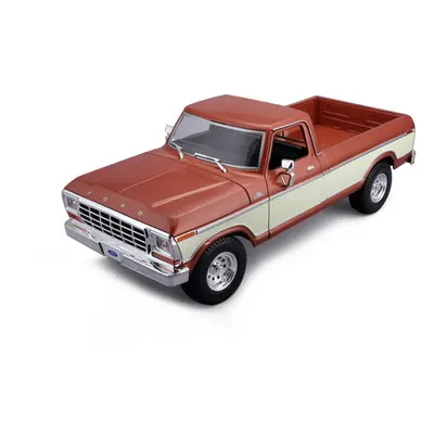 MAISTO - 1979 Ford F150 Pick-up, metálbarna, krémszínű, 1:18