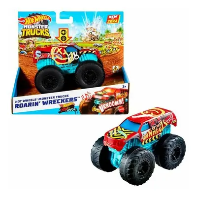 MATTEL - Hot Wheels Monster teherautók világítanak, és csörgő roncs asst