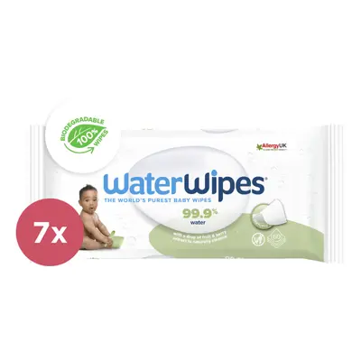 WATERWIPES - 7x Műanyagmentes Soapberry nedves törlőkendő 60 db ( 420 db )