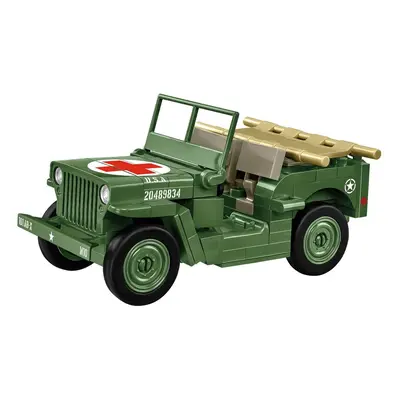 COBI - 2295 II WW Sanitka Willys MB D-DAY, 1:35, 130 k, 1 f