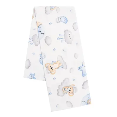 NEW BABY - Flanel pelenka nyomtatott mintával koala kék