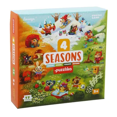 PUZZLIKA - 15238 Négy évszak - 17 darabos oktató puzzle