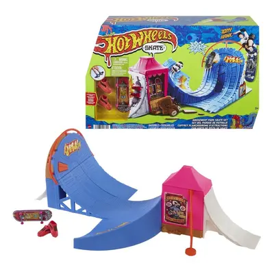 MATTEL - Hot Wheelittle Smoby görkorcsolya jópofa ujjas gördeszka gördeszka park