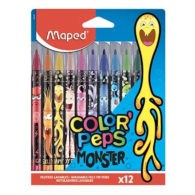 MAPED - Jelölők Color'Peps Monster 12 db