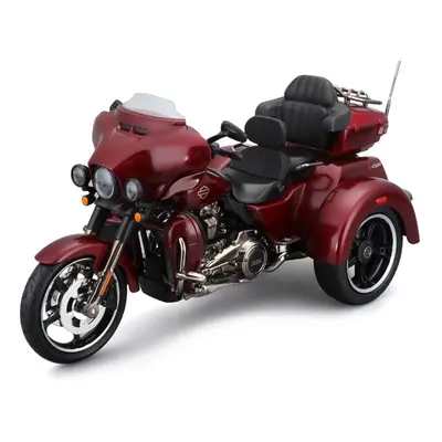 MAISTO - H-D Trikes - 2021 CVO Tri Glide, metal piros, 1:12