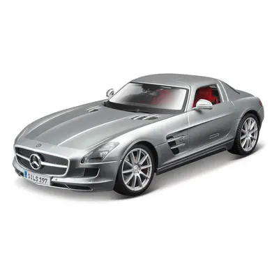 MAISTO - Mercedes-Benz SLS AMG, ezüst, 1:18