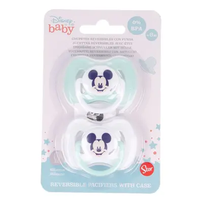 STOR - Szimmetrikus szilikon cumizó MICKEY MOUSE, 2db, 6+, 13065