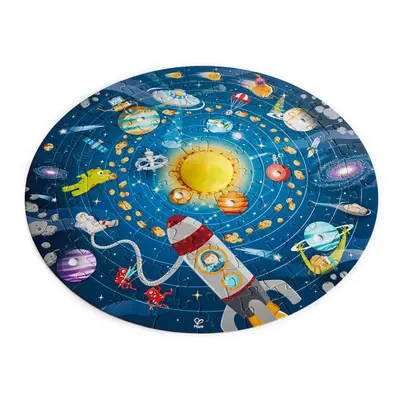 HAPE - Gyerek puzzle - Naprendszer LED-del