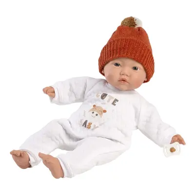 LLORENS - 63304 LITTLE BABY - valósághű baba baba puha szövettesttel - 32 cm