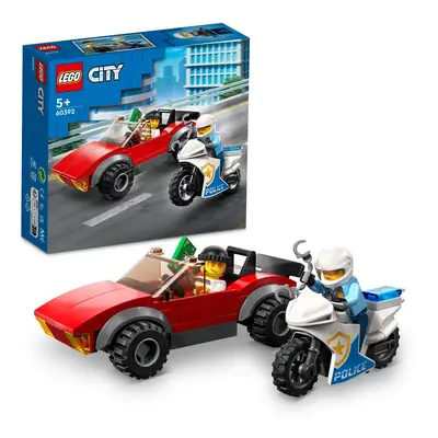 LEGO - City 60392 Autós üldözés rendőrmotorkerékpárral