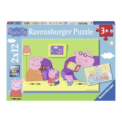 RAVENSBURGER - Peppa Malac 2x12 darab