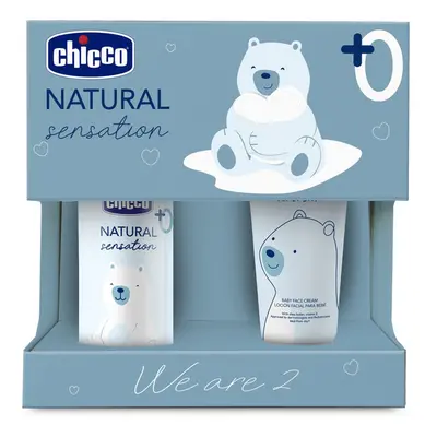 CHICCO - Natural Sensation kozmetikai ajándékcsomag - We Are Two 0m+