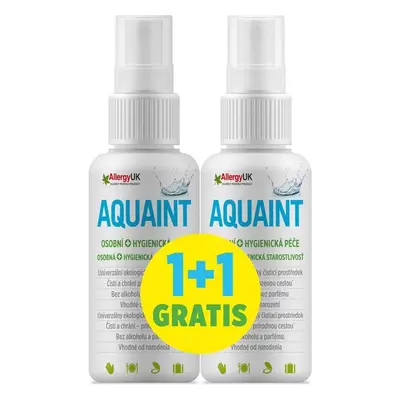 AQUAINT - 100% ökológiai tisztító víz 50 ml + 50 ml ajándék