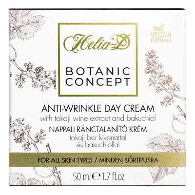 HELIA-D - Botanic Concept Nappali Ránctalanító Krém Tokaji Bor Kivonattal És Bakuchiollal 50 ml