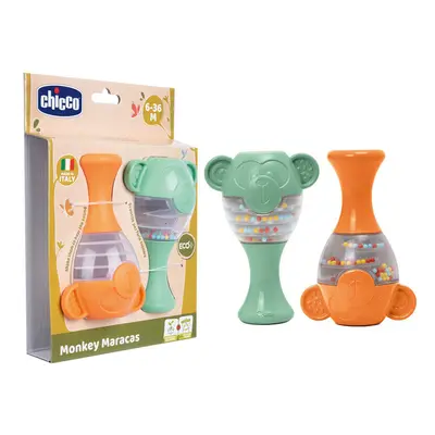 CHICCO - Maracas Rágóka Majom Eco+ 6m+