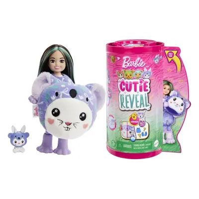 MATTEL - Barbie Cutie Reveal Chelsea Jelmezben - Nyuszi Lilában Koala jelmezek