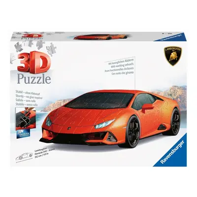 RAVENSBURGER - Lamborghini Huracán Evo narancssárga 108 alkatrész